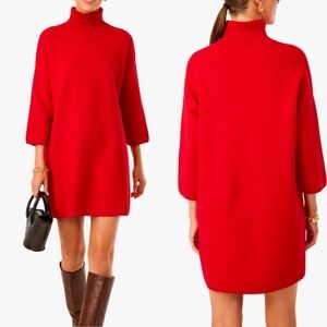 Tuckernuck Pomander Place Vivianne Red Sweater Dress SIZE XL